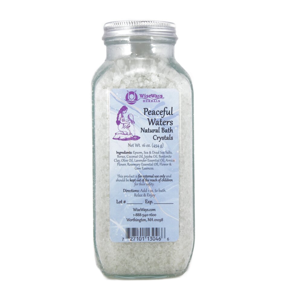 Peaceful Waters Bath Crystals 16 oz
